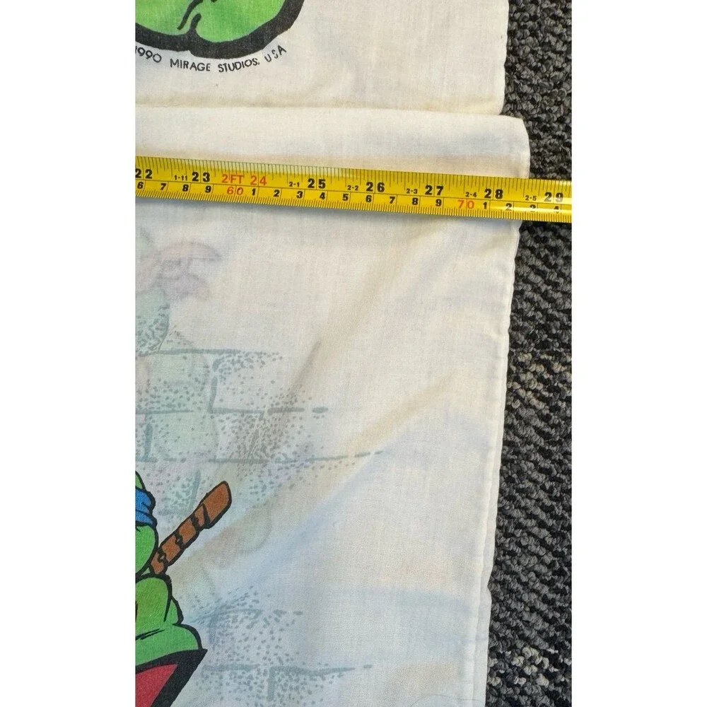 Vintage 1990 Mirage Studios Teenage Mutant Ninja Turtles 2 Standard Pillow Cases